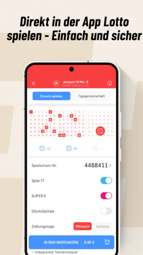 Eurojackpot LOTTO Scanner App screenshot