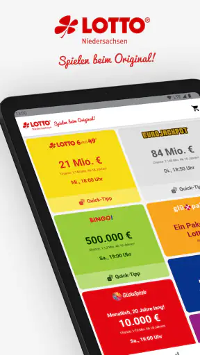 Eurojackpot und LOTTO spiele‪n screenshot
