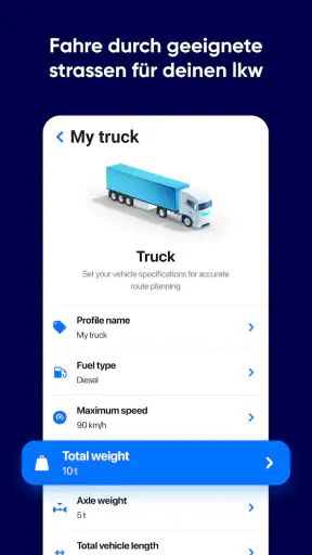 Eurowag Navigation - LKW GPS screenshot