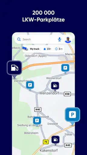Eurowag Navigation - LKW GPS screenshot