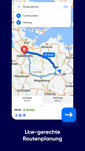 Eurowag Navigation - LKW GPS screenshot