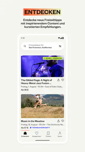 Eventbrite App screenshot