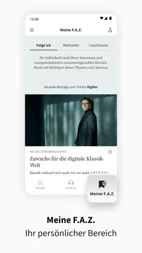 F.A.Z. - Nachrichten screenshot