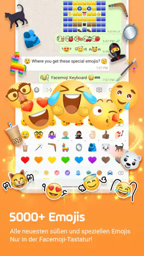 Facemoji-Tastatur Emoji&Design screenshot