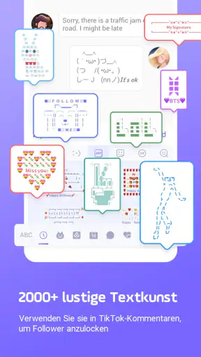 Facemoji-Tastatur Emoji&Design screenshot