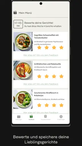 Factor: Frische Fertiggerichte screenshot