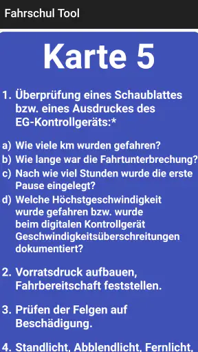 Fahrschul Tool screenshot