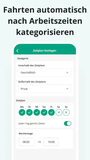 Fahrtenbuch von Driversnote screenshot