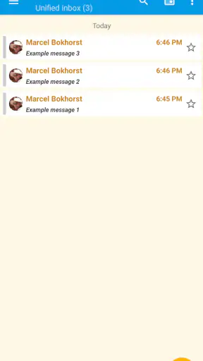 FairEmail, privacy aware email screenshot
