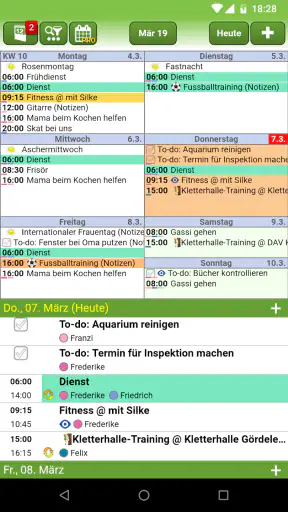 FAMANICE - Familienkalender screenshot