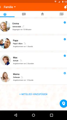 Familo GPS Familienortung screenshot