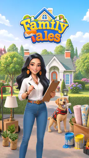 Family Tales: Merge & Design screenshot
