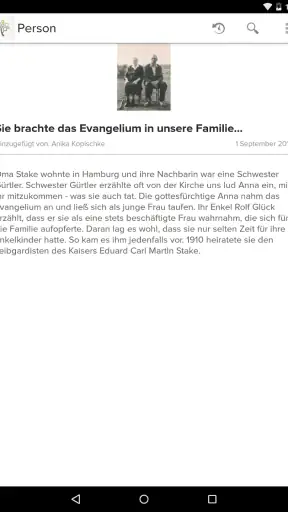 FamilySearch – Stammbaum screenshot