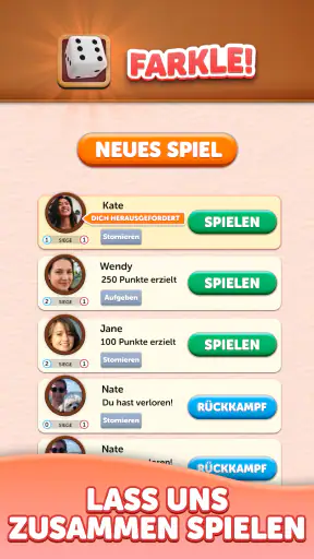 Farkle Würfelwurf screenshot