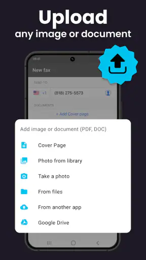 FAX-App: Fax vom Handy screenshot