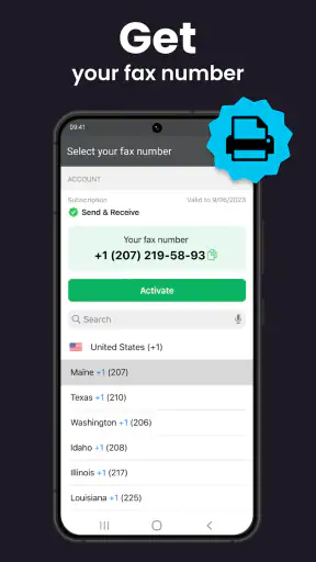 FAX-App: Fax vom Handy screenshot