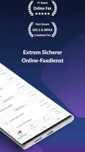 Fax.Plus - Sicheres Online-Fax screenshot