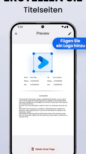 FaxFree: Fax senden vom Handy screenshot