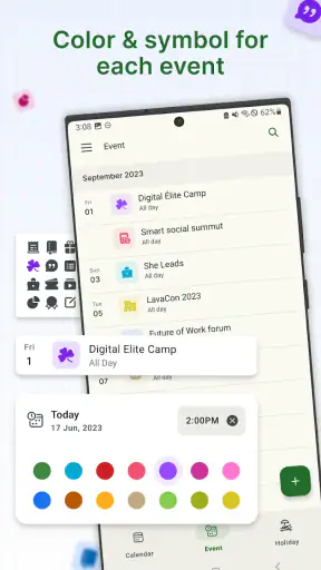 Feiertagskalender screenshot