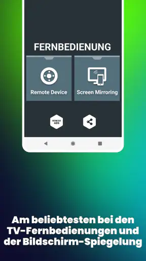 Fernbedienung für alle TV screenshot