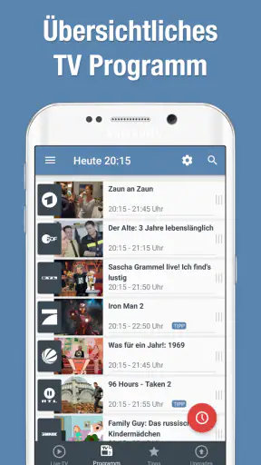 Fernsehen App mit Live TV screenshot