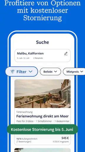 FeWo-direkt – Ferienwohnungen screenshot