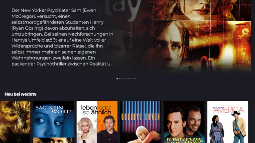 Filme, Serien & TV auf wedotv screenshot