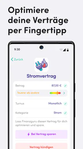 Finanzguru - Konten & Verträge screenshot