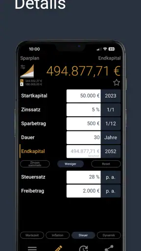 Finanzrechner - MarkMoney3 screenshot