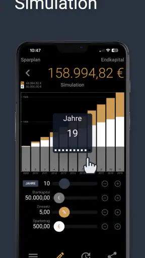 Finanzrechner - MarkMoney3 screenshot
