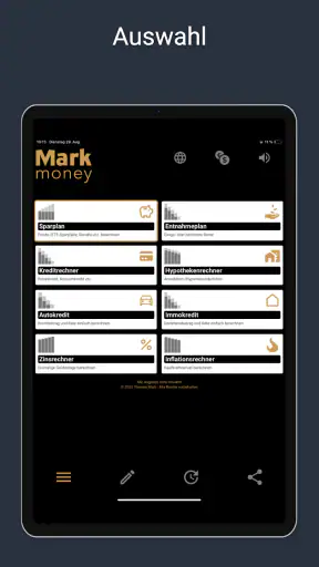 Finanzrechner - MarkMoney3 screenshot