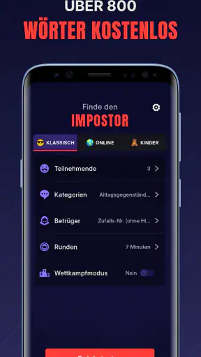 Finde den Impostor screenshot