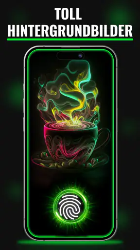 Fingerabdruck-Sperr-Animations screenshot