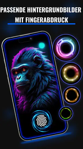 Fingerabdruck-Sperr-Animations screenshot