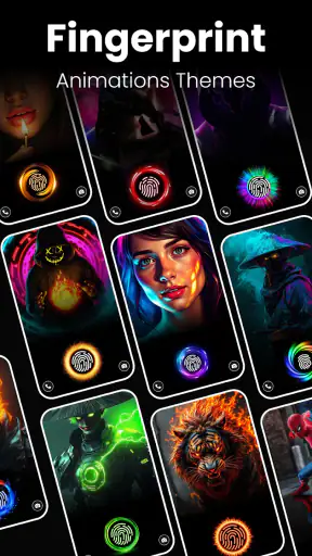 Fingerprint Animation Theme screenshot