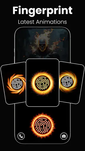 Fingerprint Animation Theme screenshot