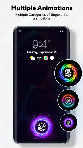 Fingerprint Live Animation App screenshot