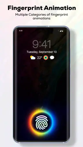 Fingerprint Live Animation App screenshot