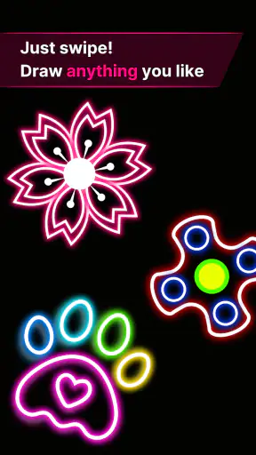 Fingerspinner: Glow Art Draw screenshot