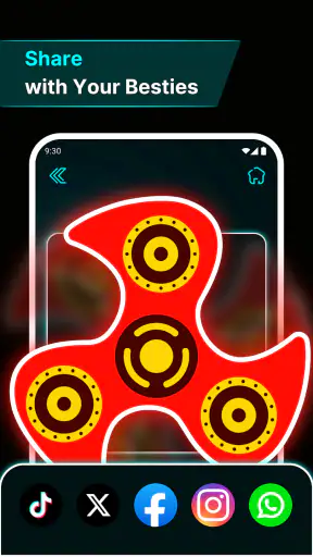 Fingerspinner: Glow Art Draw screenshot