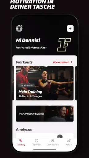 Fitness First Germany screenshot