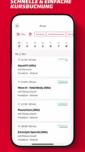 Fitness First Germany screenshot
