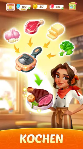 Flambé: Merge & Cook screenshot