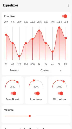 Flat Equalizer - Bass Booster screenshot