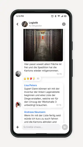 Flip Mitarbeiter-App screenshot