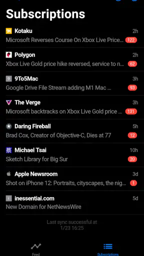 Fluent Reader Lite - RSS Clien screenshot