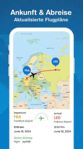 Flugverfolgung in Echtzeit screenshot