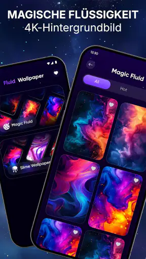 Flüssige Magie: 4D Hintergrund screenshot