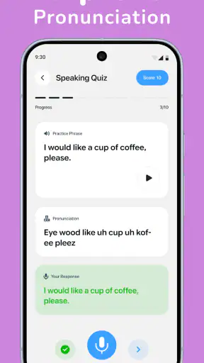 Fluzy: Englisch lernen mit KI screenshot
