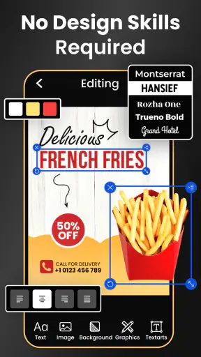 Flyers, Poster Maker, Design screenshot
